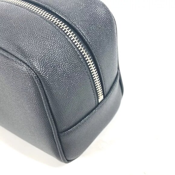 SAINT LAURENT PARIS 609347 Logo with handle grooming case pouch bag - Picture 10 of 16